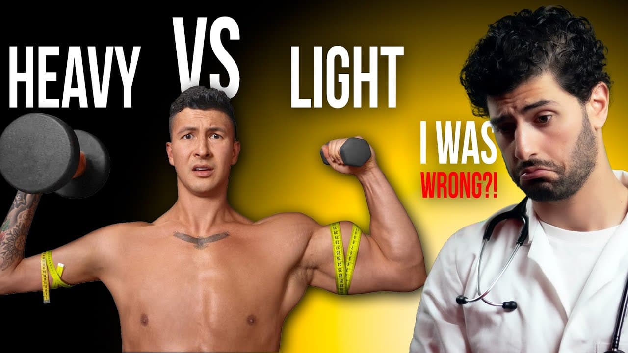Doctor Reacts: I Trained One Side HEAVY vs LIGHT (60 Day Experiment)