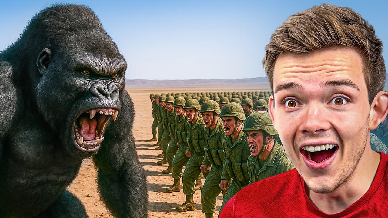100 Men VS Gorilla: Who ACTUALLY Wins